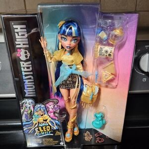 Monster High Cleo de Nile Doll with Blue and Gold Highlights